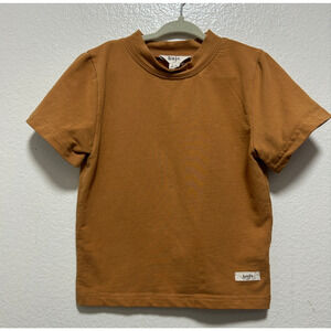 Baje Studio Perth Jersey Tee in Brown Boys 3-4 Y